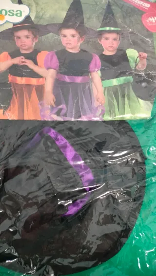 Disfraz Bruja Halloween Niña