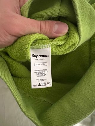 Felpa Supreme verde