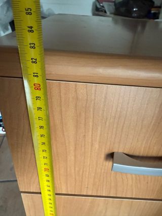 Cómoda/Cajonera Madera y Metal