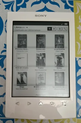 Libro Electrónico Sony Blanco