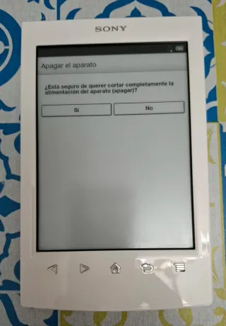 Libro Electrónico Sony Blanco