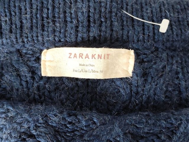 Jersey/camisola de lã Zara L nova
