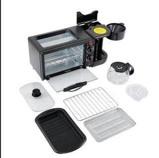 Máquina multifuncional/ Cafetera, Horno y Plancha