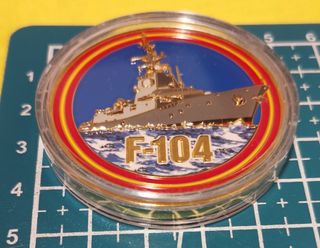 Moneda Fragata F-104 Méndez Núñez Armada