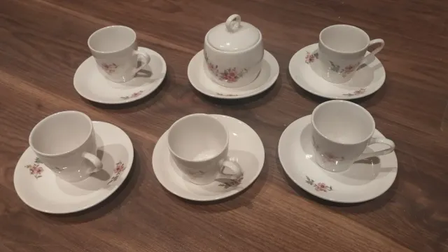 Juego de café de porcelana