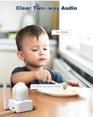 Ctronics 4MP 3G 4G LTE Cámara Vigilancia Interior