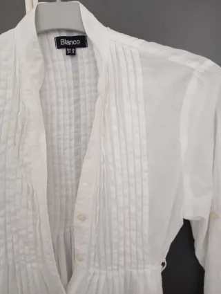 Blusa Blanco manga larga