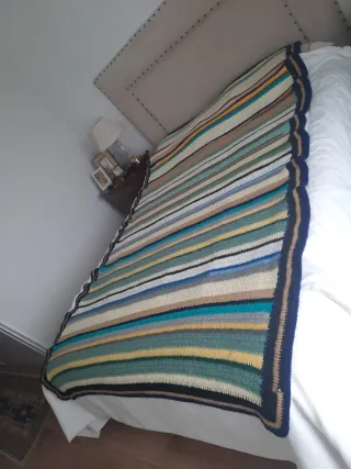 Manta Artesanal Crochet