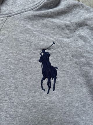 Felpa Polo Ralph Lauren Grigia con Logo size XXL