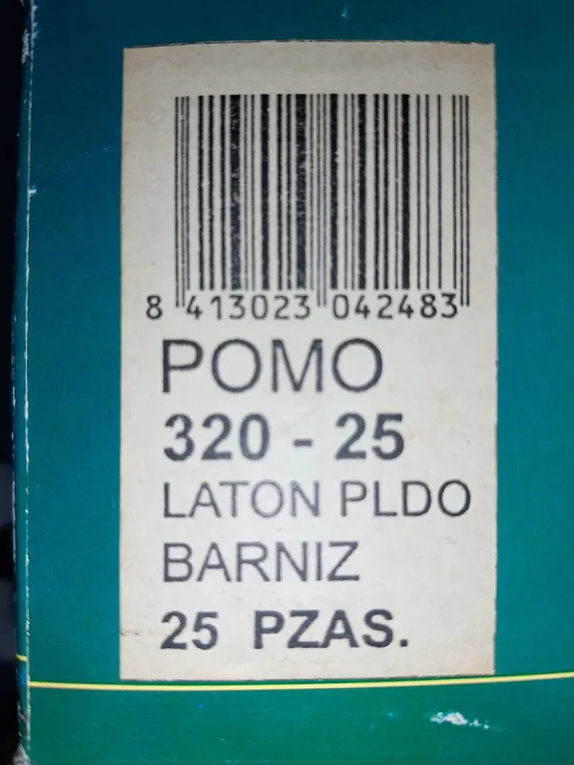 Pomo de armario dorado