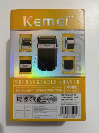 Rasoio Elettrico Kemei Ricaricabile