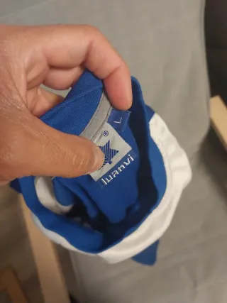 Sudadera Cádiz CF azul y blanca