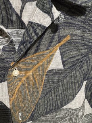 Camicia uomo taglia L fantasia foglie