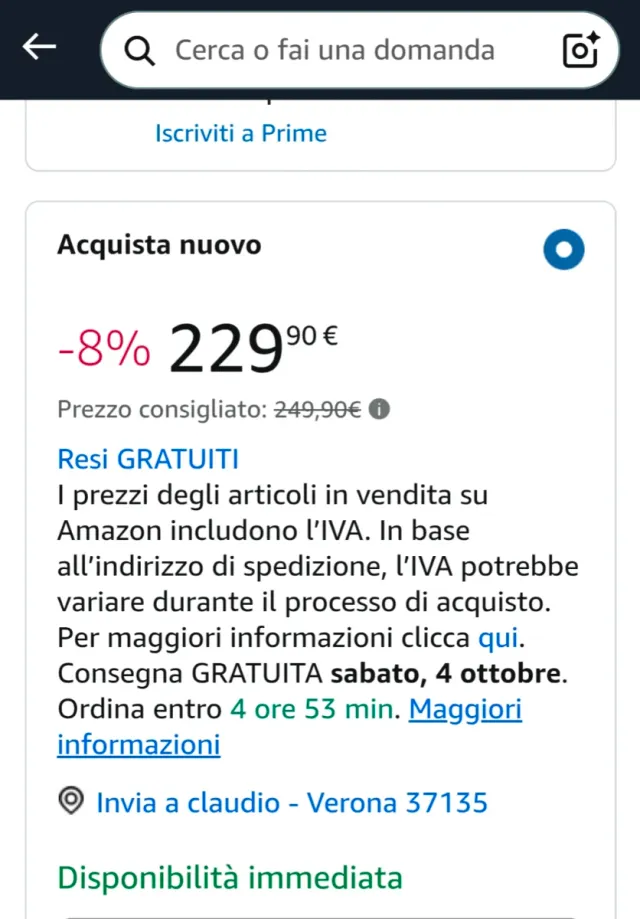 Macchina gelato Cuisinart ICE48U