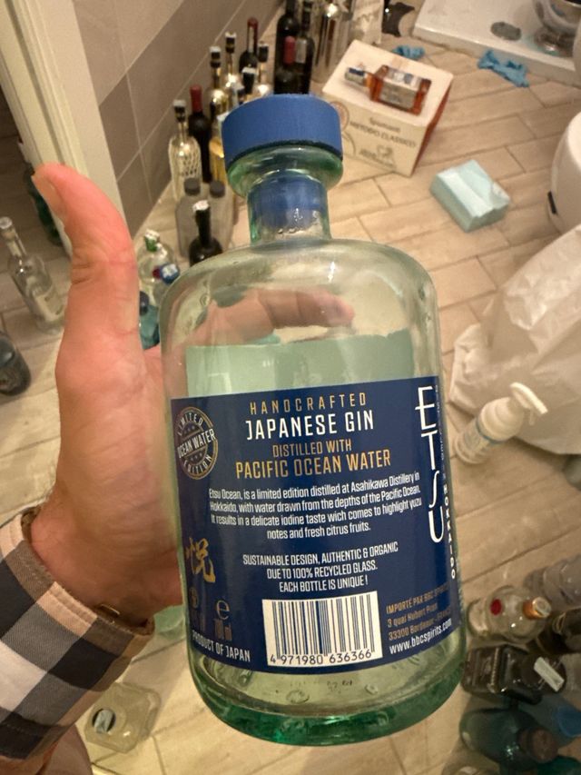 Bottiglia Gin Etsu Vuota da Collezione