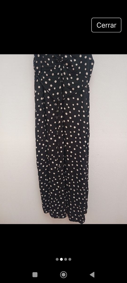 Vestido largo lunares