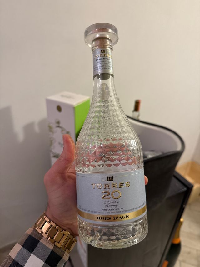 Bottiglia VUOTA Torres 20 Brandy da Collezione