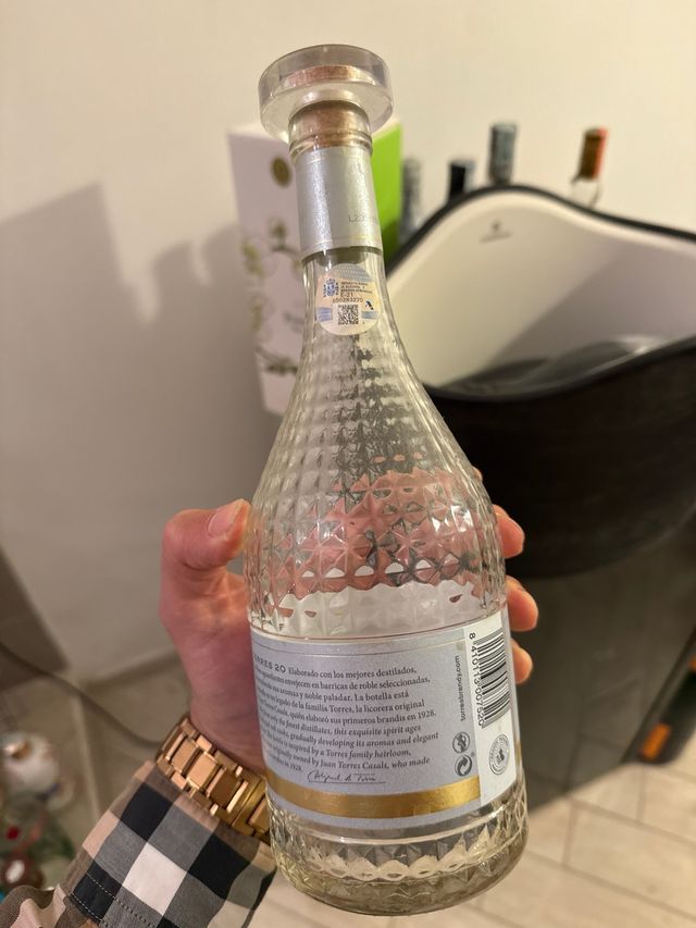 Bottiglia VUOTA Torres 20 Brandy da Collezione