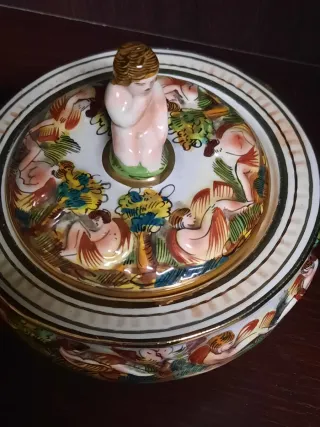 Portagioie scatola Capodimonte