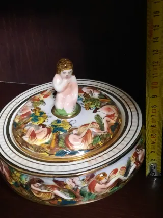 Portagioie scatola Capodimonte