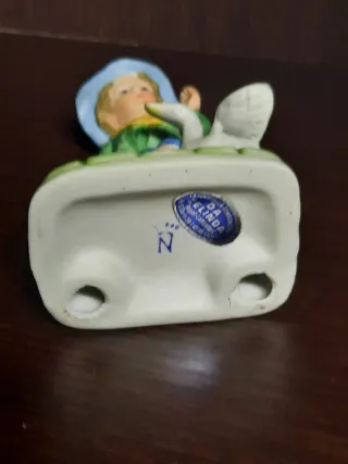 Statuetta pastorello con oca