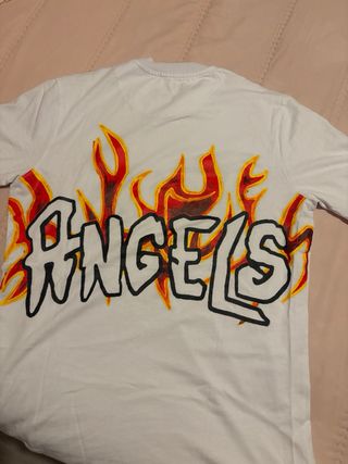 Camiseta Palm Angels Blanca Logo