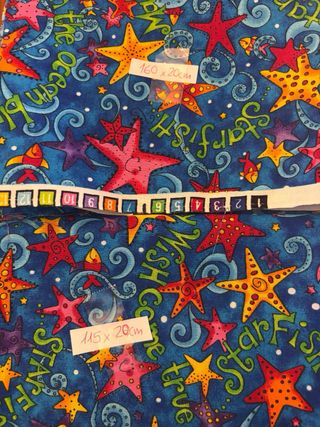 Tela patchwork algodón Quilting Treasures. Lote 