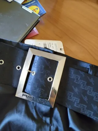 Gonna Artigli nera 44 elastica con cinturone