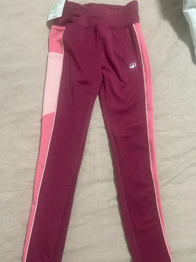 Mallas niña rosas y moradas