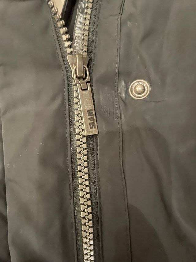 Cappotto Slam nero con cappuccio