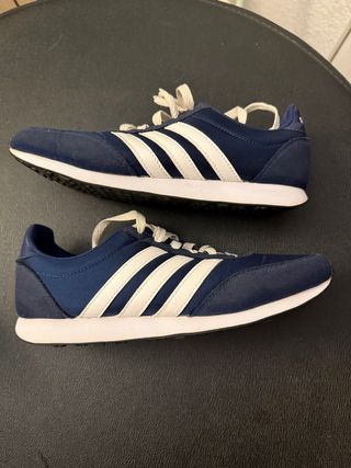Zapatillas Adidas V Racer Azul/Blanco