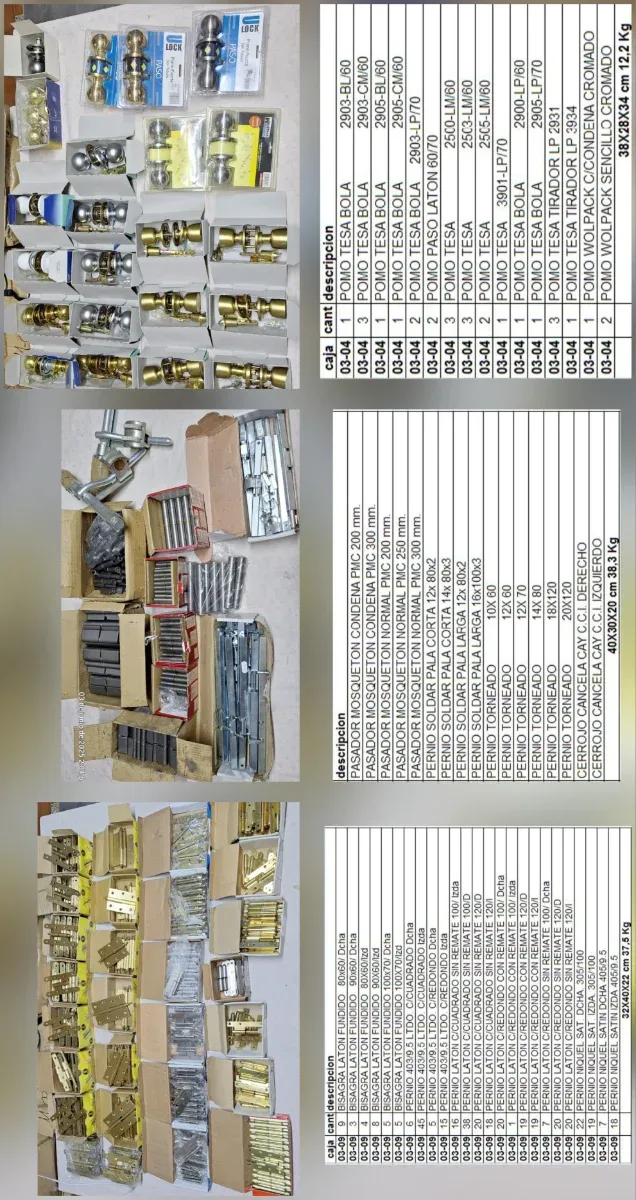 LOTES DE ARTICULOS DE FERRETERIA 03