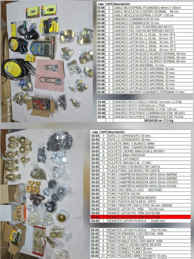 LOTES DE ARTICULOS DE FERRETERIA 03