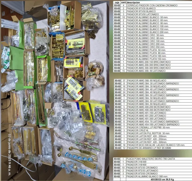 LOTES DE ARTICULOS DE FERRETERIA 03