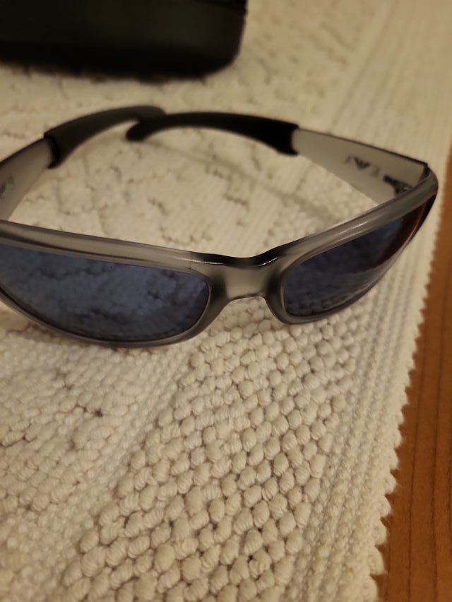 Occhiali da sole Emporio Armani grigio blu