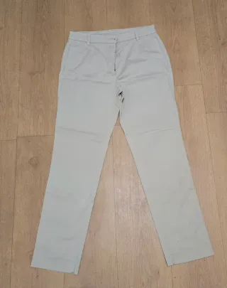 Calças chino verde Massimo Dutti