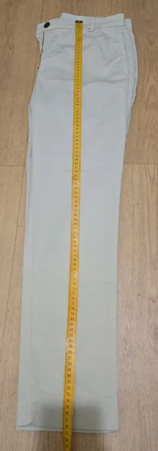 Calças chino verde Massimo Dutti