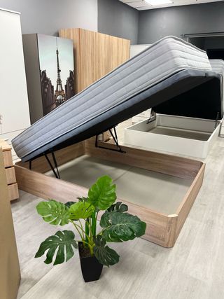 Canapé abatible con colchón visco anti estres