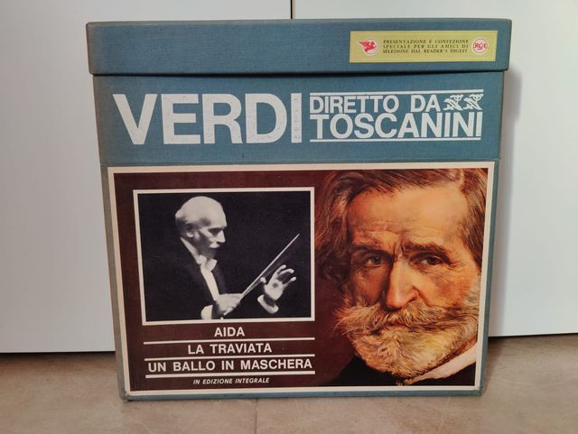 Caja Vinilos Verdi - Diretto da Toscanini