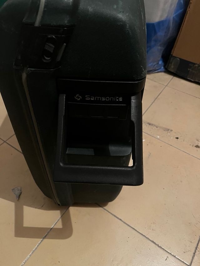 Maleta Samsonite Verde y Negra