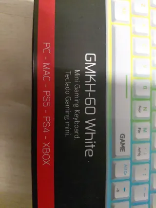 Teclado Gaming GAME GMKH-60 White