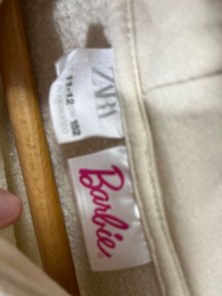 Sudadera Larga Barbie Beige