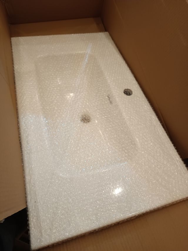 Mueble de baño con lavabo 80x55 cm