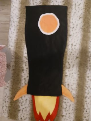 MANTA SACO DE DORMIR COHETE para niño sofá o cama