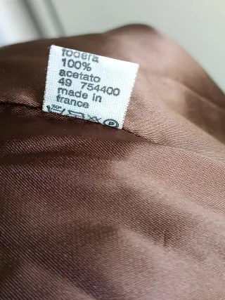 Alba Fornari pelliccia marrone Prestige de Paris