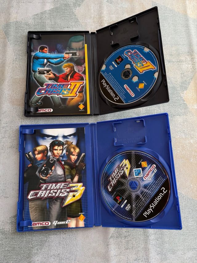 Lote 2 Time Crisis + Pistola + manual