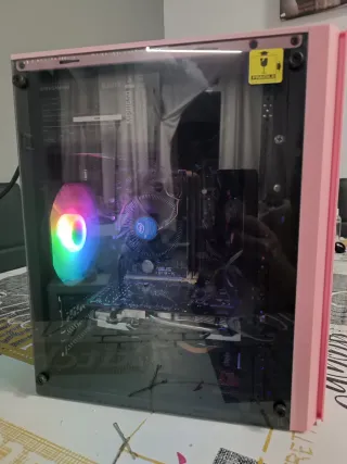 PC Gamer Mars Gaming Rosa RGB
