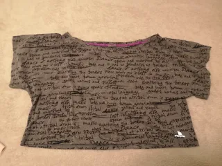 Lote 4 tops danza niña 6-8 años y top