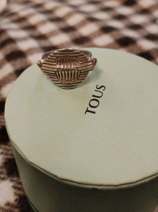 Anillo Tous Plata La talla es aproximada  Es peque