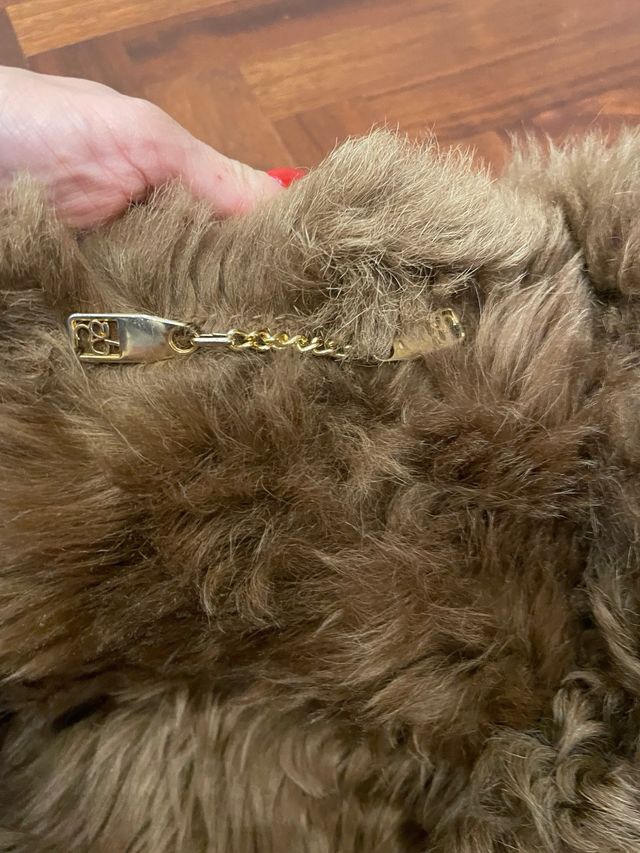 Montone Donna Beige/Marrone